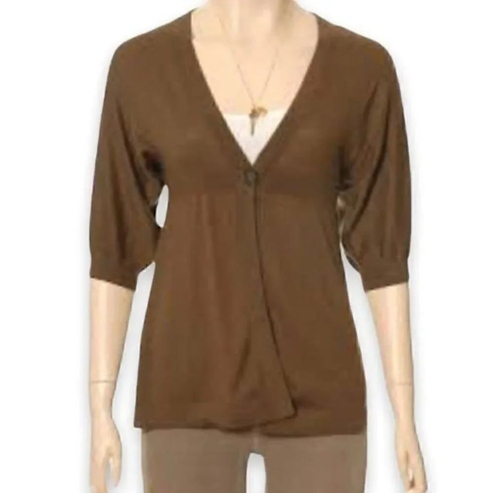 Vince One Button Cardigan - Picture 2 of 8
